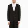 PT TORINO PT TORINO BLACK SINGLE BREASTED JACKET IN WOOL BLEND