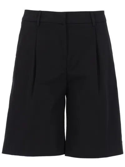PT TORINO WOMEN BLACK SOLID SHORTS, 28 LUXURY SHORTS FOR WOMEN DARVEYS