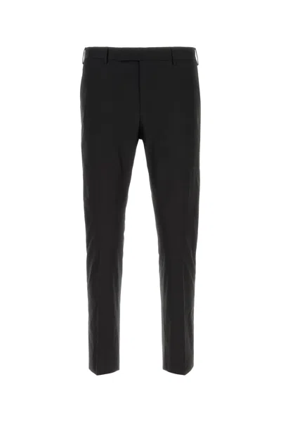 PT TORINO PT TORINO BLACK STRETCH COTTON BLEND PANT