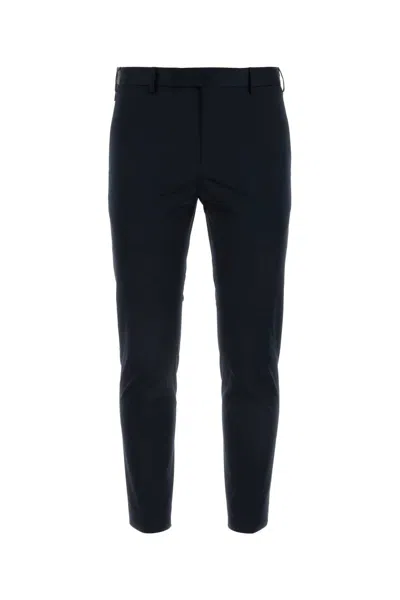 Pt Torino Black Stretch Cotton Pant