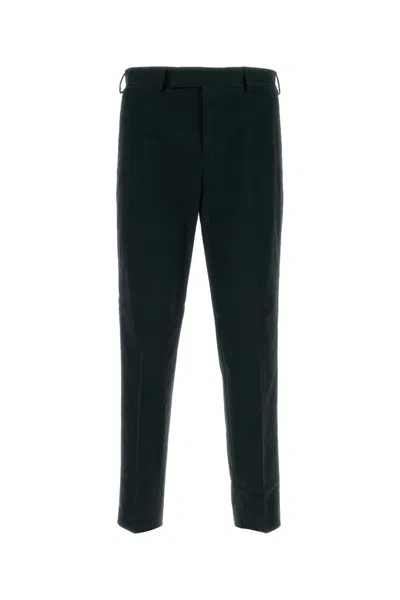 PT TORINO BLACK STRETCH COTTON PANT