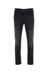 Pt Torino Jeans Denim Stretch Belt Loops In Black