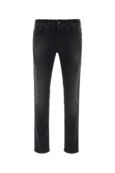 PT TORINO BLACK STRETCH DENIM JEANS