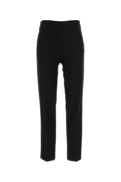 Pt Torino Black Stretch Polyester Gioia Pant