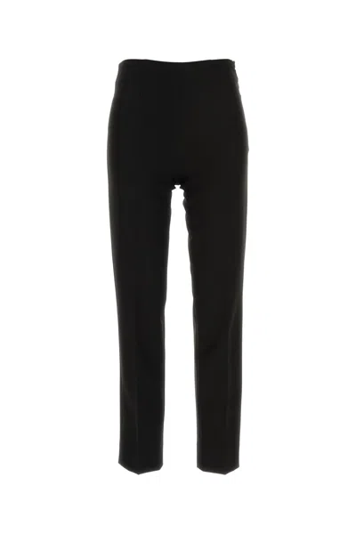 Pt Torino Black Stretch Polyester Gioia Pant