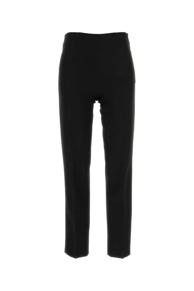 Pt Torino Black Stretch Polyester Gioia Pant In Blue
