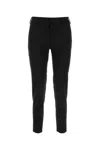Pt Torino 'new York' Black Pants With Belt Loops In Black