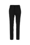 Pt Torino Stretch Wool Trousers Featuring Front Crease In Black