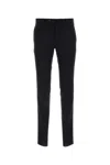 Pt Torino Midnight Blue Stretch Wool Edge Cigarette Pant In Nero