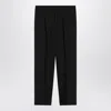 Pt Torino Black Virgin Wool Trousers