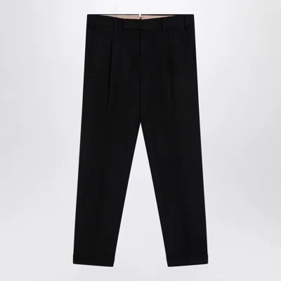 PT TORINO PT TORINO BLACK VIRGIN WOOL TROUSERS