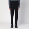 Pt Torino Rebel Mohair And Wool Trousers In Black