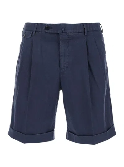 PT TORINO BLUE BERMUDA WITH PENCE AND SIDE POCKET WITH FLAP