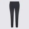 Pt Torino Blue Cotton Pants In Black