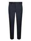 Pt Torino Rebel Stretch Cotton Twill Pants In Blue