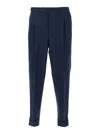 Pt Torino 'deluxe Cotton Trousers With Rebel Slim Fit' In Black