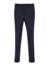 Pt Torino Stretch Gabardine Master Fit Pants In Blue