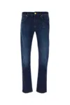 Pt Torino Stretch Denim Swing Jeans In Blue