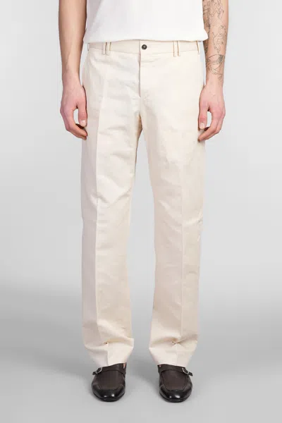 Pt Torino Bp65 Pants In Beige Cotton