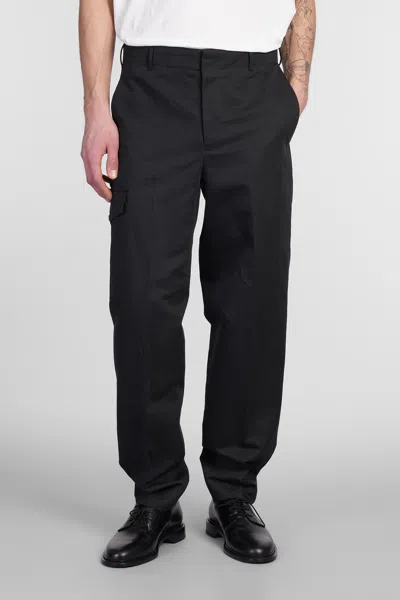 Pt Torino Bp65 Pants In Black Cotton