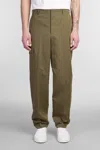 Pt Torino Bp65 Pants In Green Cotton In Green
