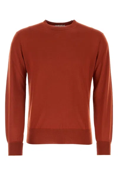 Pt Torino Brick Wool Sweater
