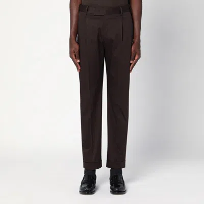 PT TORINO PT TORINO BROWN COTTON PANTS