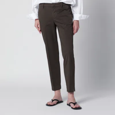 Pt Torino Brown Cotton Trousers