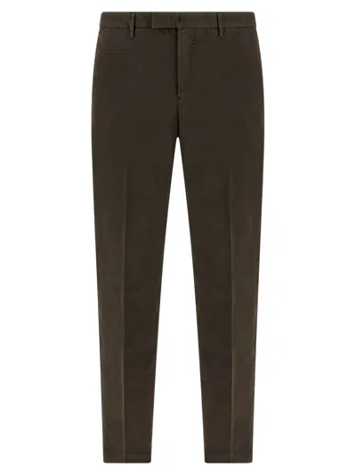 Pt Torino Brown Master Pants In Black