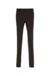 Pt Torino Dark Grey Stretch Cotton Chino Pant In 0170