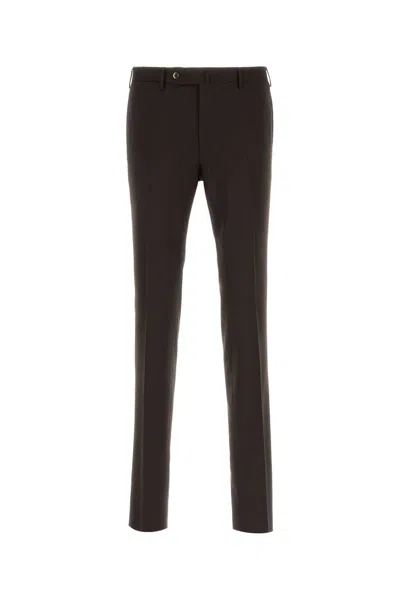 PT TORINO BROWN STRETCH COTTON CHINO PANT
