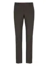 Pt Torino Man Pants Dark Brown Size 42 Super 130s Wool In Brown