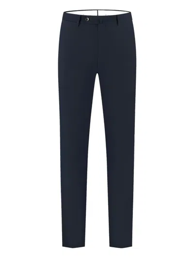 Pt Torino Button-fastening Trousers In Blue