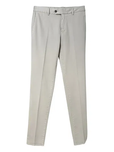Pt Torino Button-fastening Trousers In Gold