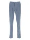 Pt Torino Stretch Modal Blend Pant With Practical Pockets In Blue