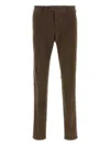 Pt Torino Button-fly Trousers In Brown