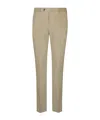 Pt Torino Button Trousers In Neutral