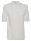 Pt Torino Button-up Shirt With Subtle Ruffle Detail