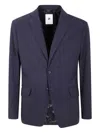 Pt Torino Buttoned Jacket In Blue