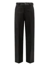 Pt Torino Michael Reworked Virgin Wool Trousers In Black