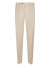 Pt Torino Buttoned Straight-leg Trousers In Neutral