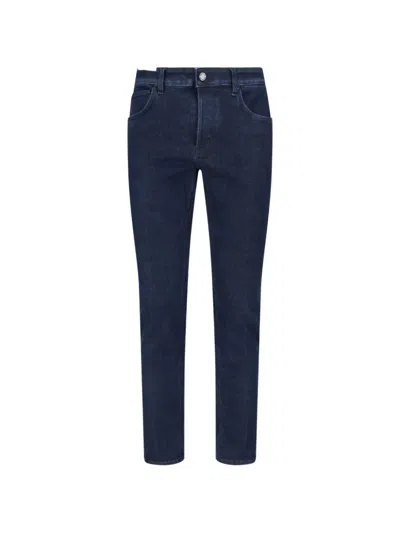 Pt Torino Button-fly Jeans In Blue