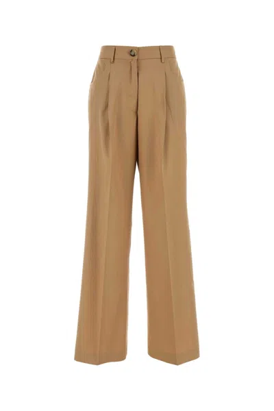 PT TORINO PT TORINO CAMEL LYOCELL BLEND PALAZZO PANT