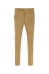 Pt Torino Beige Stretch Cotton Pant