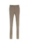 Pt Torino Stretch Virgin Wool Tailored Suit Pant In Neutral