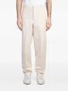 Pt Torino Bp65 Pants In Beige Cotton In Neutrals
