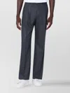 Pt Torino Cashmere Wool Trousers With Pockets And Loops In Gray