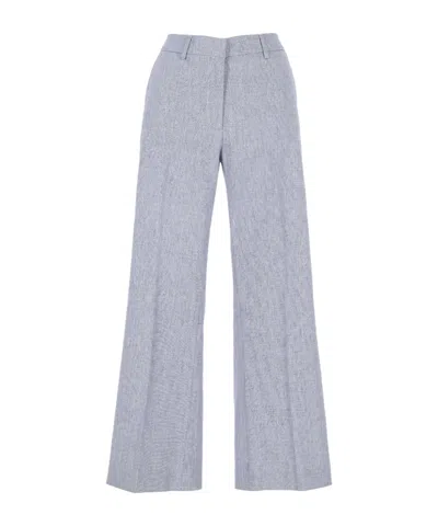 Pt Torino Pressed-crease Wide-leg Trousers In Animal Print