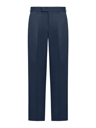 Pt Torino Casual Trousers In Dark Blue