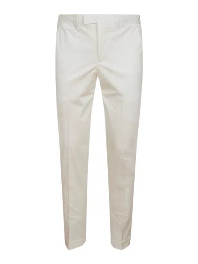 Pt Torino Casual Trousers In White